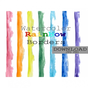 Kaufen Digitale Hintergründe für print, web, sublimation aquarelle Linien Regenbogen Linien. Bild 1