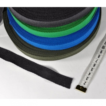 Buy Webband aus reine Baumwolle, Breite 20mm, 20 Farben im Angebot, Stoßband, Schrägband. Picture 2