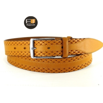Classic brown leather belt for men or women unisex length 128cm width 3,5cm jeans belt, skinny belt, mens gift, gift for her, handcrafted
