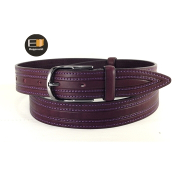 Design leather belt length 126cm width 3,5cm unisex for men women, gift for him, gift for her, mens accessoires, handmade belt, elegant