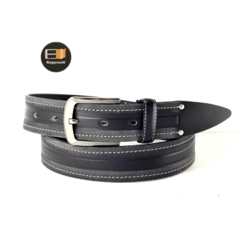 black mens belt, length 120cm width 4cm, gift for him, birthday gift, wedding belt, belt accessoires, mens accessoires, handmade belt