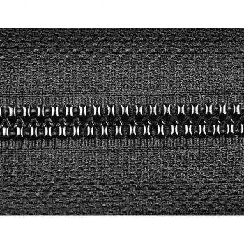 Kaufen Reißverschluss 70cm teilbar schwarz Kunststoffzahn 5mm . Bild 2