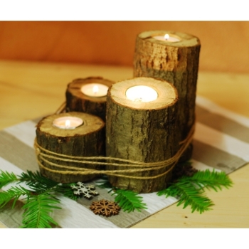 Kaufen Kerze Kerzenständer Teelichter Adventskranz . Bild 1