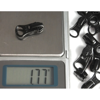 Kaufen YKK Zipper 3mm Slider Schieber f&uuml;r endlose Rei&szlig;verschl&uuml;sse schwarz. Bild 5