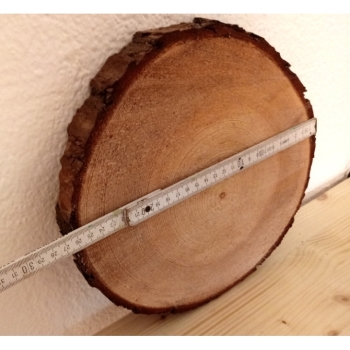 Kaufen Rustikale Holzscheiben Baumscheiben 25cm Rundscheiben. Bild 4